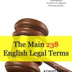 خرید و دانلود نسخه کامل کتاب The Main 238 English Legal Terms