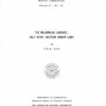 خرید و دانلود نسخه کامل کتاب The Malakmalak language, Daly River (Western Arnhem Land)