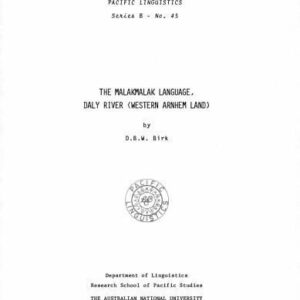 خرید و دانلود نسخه کامل کتاب The Malakmalak language, Daly River (Western Arnhem Land)