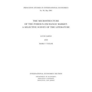 خرید و دانلود نسخه کامل کتاب The microstructure of the foreign-exchange market: a selective survey of the literature