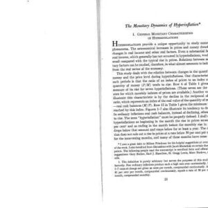 خرید و دانلود نسخه کامل کتاب The Monetary Dynamics of Hyperinflation