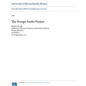 خرید و دانلود نسخه کامل کتاب The Nwagu Aneke Research Project Proposal