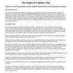 خرید و دانلود نسخه کامل کتاب The Origins of Saint Valentine’s Day: Reading Worksheet