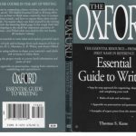 خرید و دانلود نسخه کامل کتاب The Oxford essential guide to writing