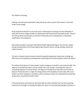 خرید و دانلود نسخه کامل کتاب The Problem of Smoking