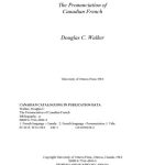 خرید و دانلود نسخه کامل کتاب The Pronunciation of Canadian French