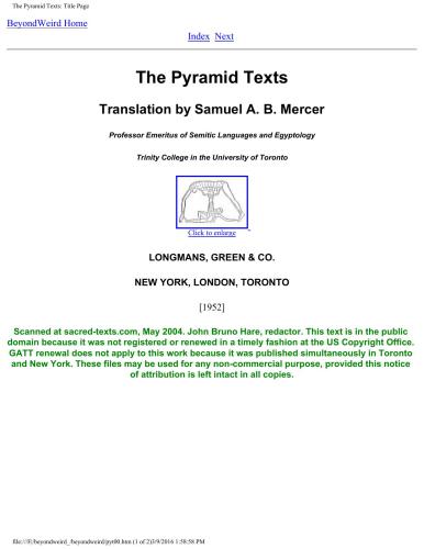 خرید و دانلود نسخه کامل کتاب The Pyramid Texts_68bb0d0e63eaa.jpeg خرید و دانلود نسخه کامل کتاب The Pyramid Texts