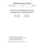 خرید و دانلود نسخه کامل کتاب The Role of Cost Related Factors in the Competitiveness of European Services