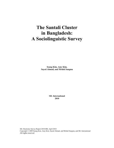 خرید و دانلود نسخه کامل کتاب The Santali Cluster in Bangladesh: A Sociolinguistic Survey_68b8a6fc299bb.jpeg خرید و دانلود نسخه کامل کتاب The Santali Cluster in Bangladesh: A Sociolinguistic Survey
