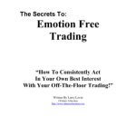 خرید و دانلود نسخه کامل کتاب The Secrets Of Emotion Free Trading