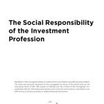 خرید و دانلود نسخه کامل کتاب The Social Responsibility of the Investment Profession