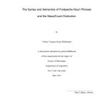 خرید و دانلود نسخه کامل کتاب The Syntax and Semantics of Purépecha Noun Phrases and the Mass/Count Distinction