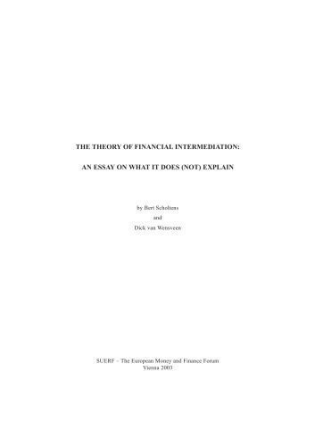 خرید و دانلود نسخه کامل کتاب The Theory of Financial Intermediation: An Essay On what It Does (Not) Explain_68ca295d69903.jpeg خرید و دانلود نسخه کامل کتاب The Theory of Financial Intermediation: An Essay On what It Does (Not) Explain