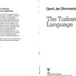 خرید و دانلود نسخه کامل کتاب The Turkana Language