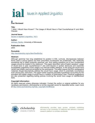 خرید و دانلود نسخه کامل کتاب The Usage of Would Have in Past Counterfactual If- and Wish-Clauses_68c2b19c497b2.jpeg خرید و دانلود نسخه کامل کتاب The Usage of Would Have in Past Counterfactual If- and Wish-Clauses