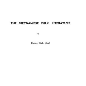 خرید و دانلود نسخه کامل کتاب The Vietnamese Folk Literature