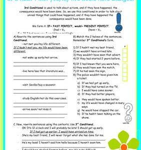 خرید و دانلود نسخه کامل کتاب Third Conditional worksheet