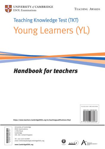خرید و دانلود نسخه کامل کتاب TKT: Young Learners (YL), ESOL Examinations, Handbook for teachers_68c24e6e82c9f.jpeg خرید و دانلود نسخه کامل کتاب TKT: Young Learners (YL), ESOL Examinations, Handbook for teachers