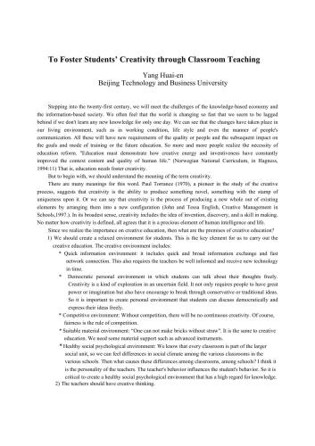خرید و دانلود نسخه کامل کتاب To foster student`s creativity through classroom teaching 通过课堂教学中培养学生的创造力_68b9ce528d070.jpeg خرید و دانلود نسخه کامل کتاب To foster student`s creativity through classroom teaching 通过课堂教学中培养学生的创造力