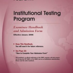 خرید و دانلود نسخه کامل کتاب TOEFL ITP. Examinee Handbook and Admission Form