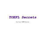 خرید و دانلود نسخه کامل کتاب TOEFL Secrets