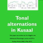 خرید و دانلود نسخه کامل کتاب Tonal alternations in Kusaal