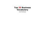 خرید و دانلود نسخه کامل کتاب Top 20 Business Vocabulary