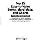 خرید و دانلود نسخه کامل کتاب Top 25 Easy-to-Make Books, Word Walls and Charts for Building Literacy
