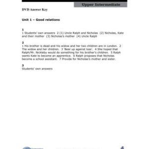 خرید و دانلود نسخه کامل کتاب Total English Upper-Intermediate DVD Answer Key