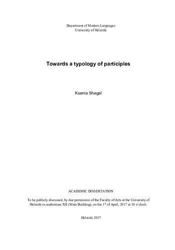 خرید و دانلود نسخه کامل کتاب Towards a typology of participles_68c4f8e1e9315.jpeg خرید و دانلود نسخه کامل کتاب Towards a typology of participles