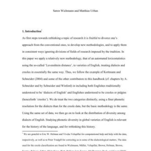 خرید و دانلود نسخه کامل کتاب Towards an automated classification of Englishes