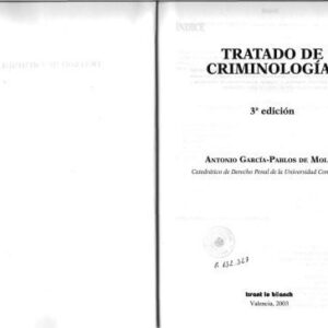خرید و دانلود نسخه کامل کتاب Tratado de Criminología