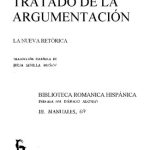 خرید و دانلود نسخه کامل کتاب Tratado de la argumentación. La nueva retórica