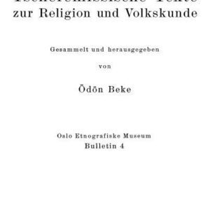 خرید و دانلود نسخه کامل کتاب Tscheremissische Texte zur Religion und Volkskunde