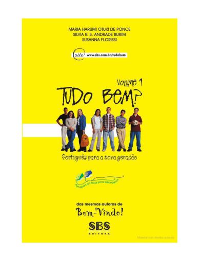 خرید و دانلود نسخه کامل کتاب Tudo Bem? Português para a nova geração. Volume 1_68bbcdc7f1585.jpeg خرید و دانلود نسخه کامل کتاب Tudo Bem? Português para a nova geração. Volume 1