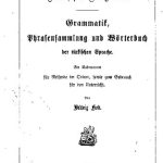 خرید و دانلود نسخه کامل کتاب Türkischer Dragoman. Grammatik, Phrasensammlung und Wörterbuch der türkischen Sprache. Ein Vademecum für Reisende im Orient, sowie zum Gebrauch für den Unterricht