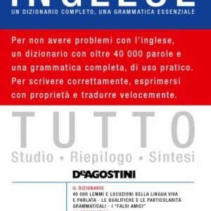 خرید و دانلود نسخه کامل کتاب Tutto inglese: un dizionario completo, una grammatica essenziale