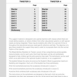 خرید و دانلود نسخه کامل کتاب Twister 3-4 Worksheets for Mixed-Ability Classes