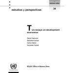 خرید و دانلود نسخه کامل کتاب Two Essays on Development Economics (Estudios Y Perspectivas)
