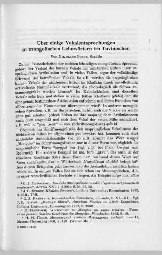 خرید و دانلود نسخه کامل کتاب Über einige Vokalentsprechungen in mongolischen Lehnwörtern im Tuvinischen_68b8c826e6c9e.jpeg خرید و دانلود نسخه کامل کتاب Über einige Vokalentsprechungen in mongolischen Lehnwörtern im Tuvinischen