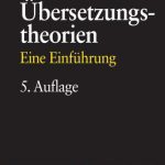خرید و دانلود نسخه کامل کتاب Übersetzungstheorien Eine Einführung 5. Auflage