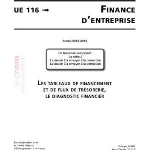 خرید و دانلود نسخه کامل کتاب UE 116 Finance d’entreprise 116 Série 2