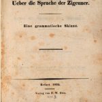 خرید و دانلود نسخه کامل کتاب Ueber die Sprache der Zigeuner. Eine grammatische Skizze