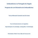 خرید و دانلود نسخه کامل کتاب Umbundismos no Português de Angola. Proposta de um Dicionário de Umbundismos