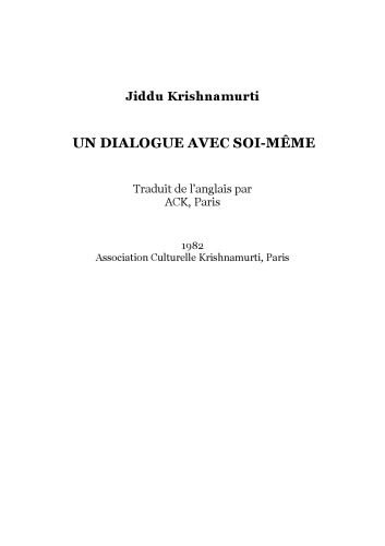 خرید و دانلود نسخه کامل کتاب Un dialogue avec soi-même_68cee7787340e.jpeg خرید و دانلود نسخه کامل کتاب Un dialogue avec soi-même