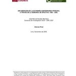 خرید و دانلود نسخه کامل کتاب UNA MEDICIÓN DE LA ECONOMÍA SUBTERRÁNEA PERUANA, A TRAVÉS DE LA DEMANDA DE EFECTIVO: 1980 – 2005. Informe Final