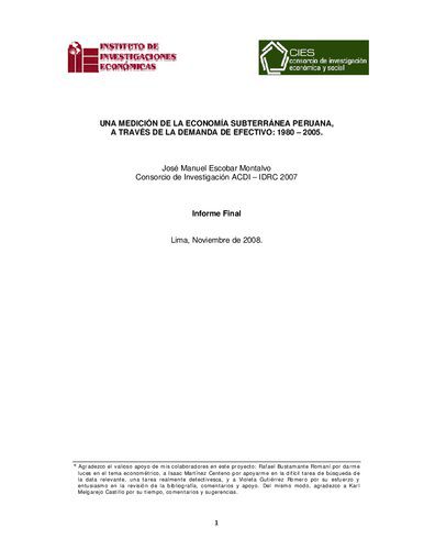 خرید و دانلود نسخه کامل کتاب UNA MEDICIÓN DE LA ECONOMÍA SUBTERRÁNEA PERUANA, A TRAVÉS DE LA DEMANDA DE EFECTIVO: 1980 – 2005. Informe Final_68c809c3cd8d3.jpeg خرید و دانلود نسخه کامل کتاب UNA MEDICIÓN DE LA ECONOMÍA SUBTERRÁNEA PERUANA, A TRAVÉS DE LA DEMANDA DE EFECTIVO: 1980 – 2005. Informe Final