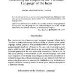 خرید و دانلود نسخه کامل کتاب Unravelling the Enigma of the ‘Particular Language’ of the Incas