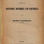 خرید و دانلود نسخه کامل کتاب Unterschungen über die gotischen Adverbien und Partikeln