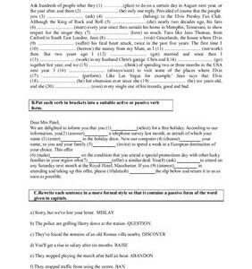 خرید و دانلود نسخه کامل کتاب Upper Intermediate Level Tense Revision (Worksheet)